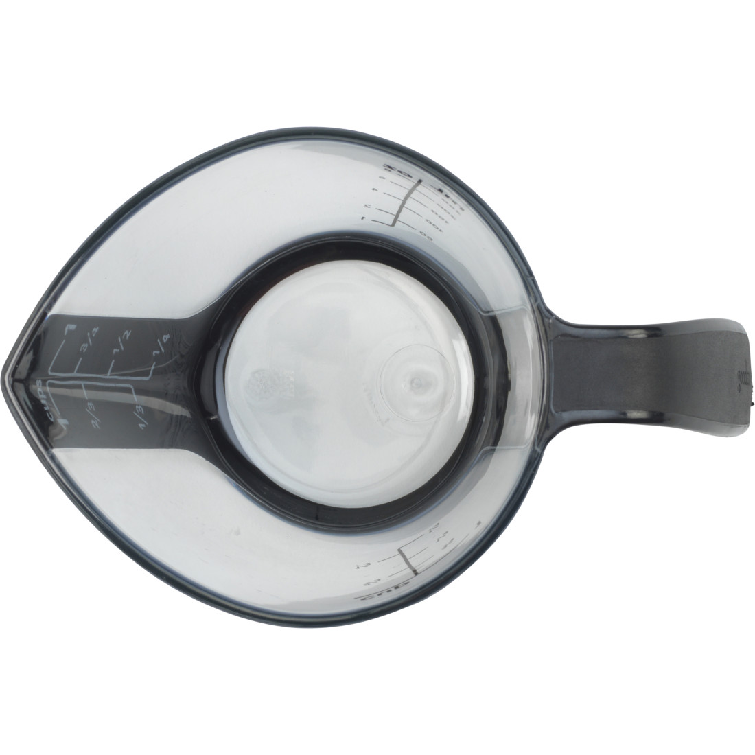 GoodCook Touch Mini Measuring Cup, 1/4-cup Top-Down View, Comfort Grip  Handle