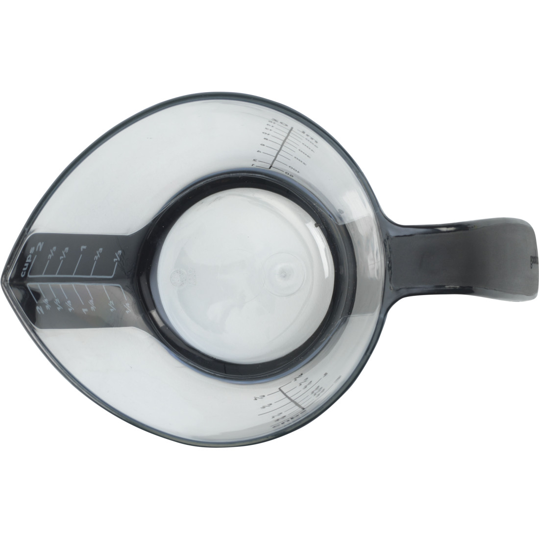 GoodCook Touch Mini Measuring Cup, 1/4-cup Top-Down View, Comfort Grip  Handle