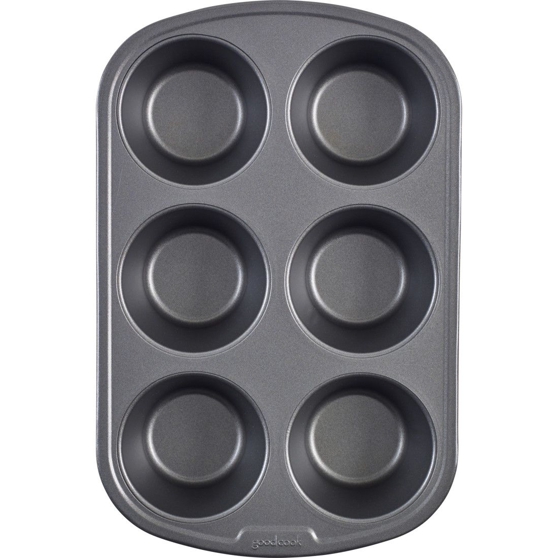 CANDeal Jumbo Deep Muffin Tin - 6-Cup 3.5-Inch Muffin Pan, Carbon Steel  with Non-Stick Coating - Golden Bakeware - Extra Large Cupcake Tins for  Baking