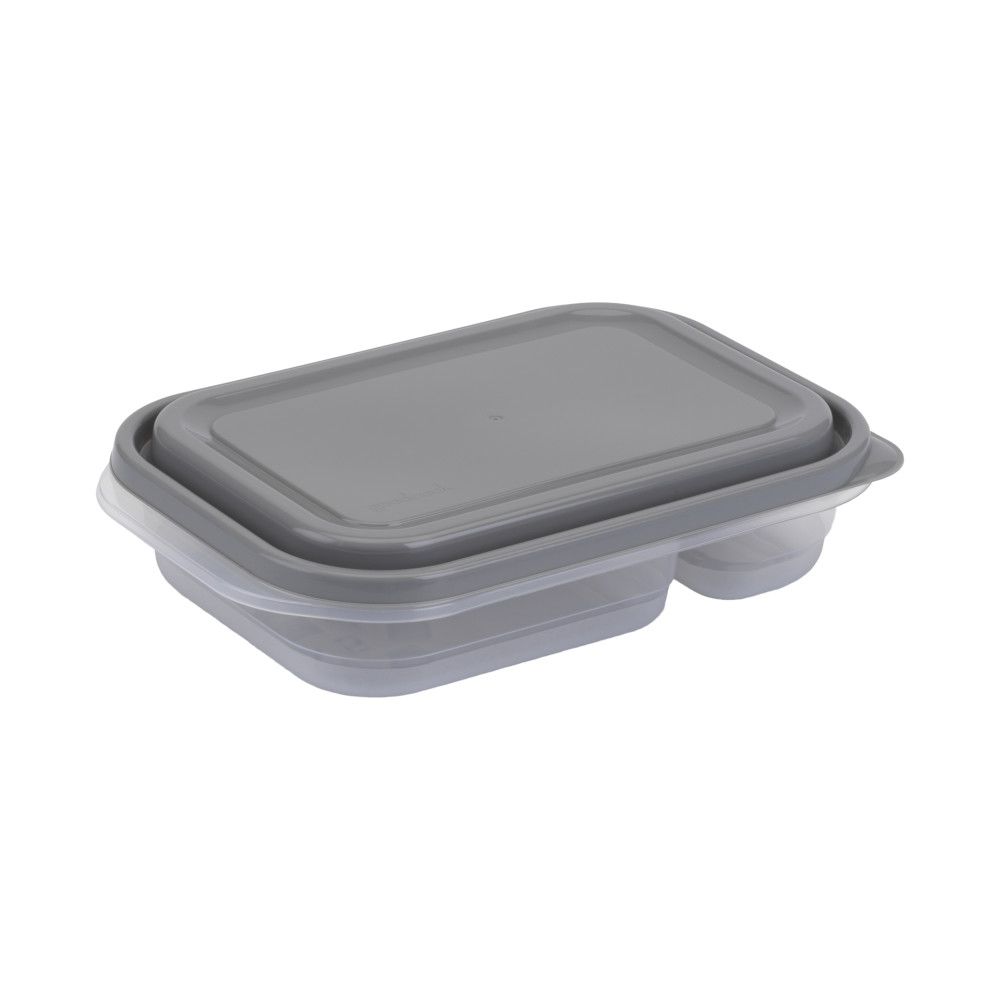 GoodCook® Large Rectangle Divided Food Storage Container - Clear