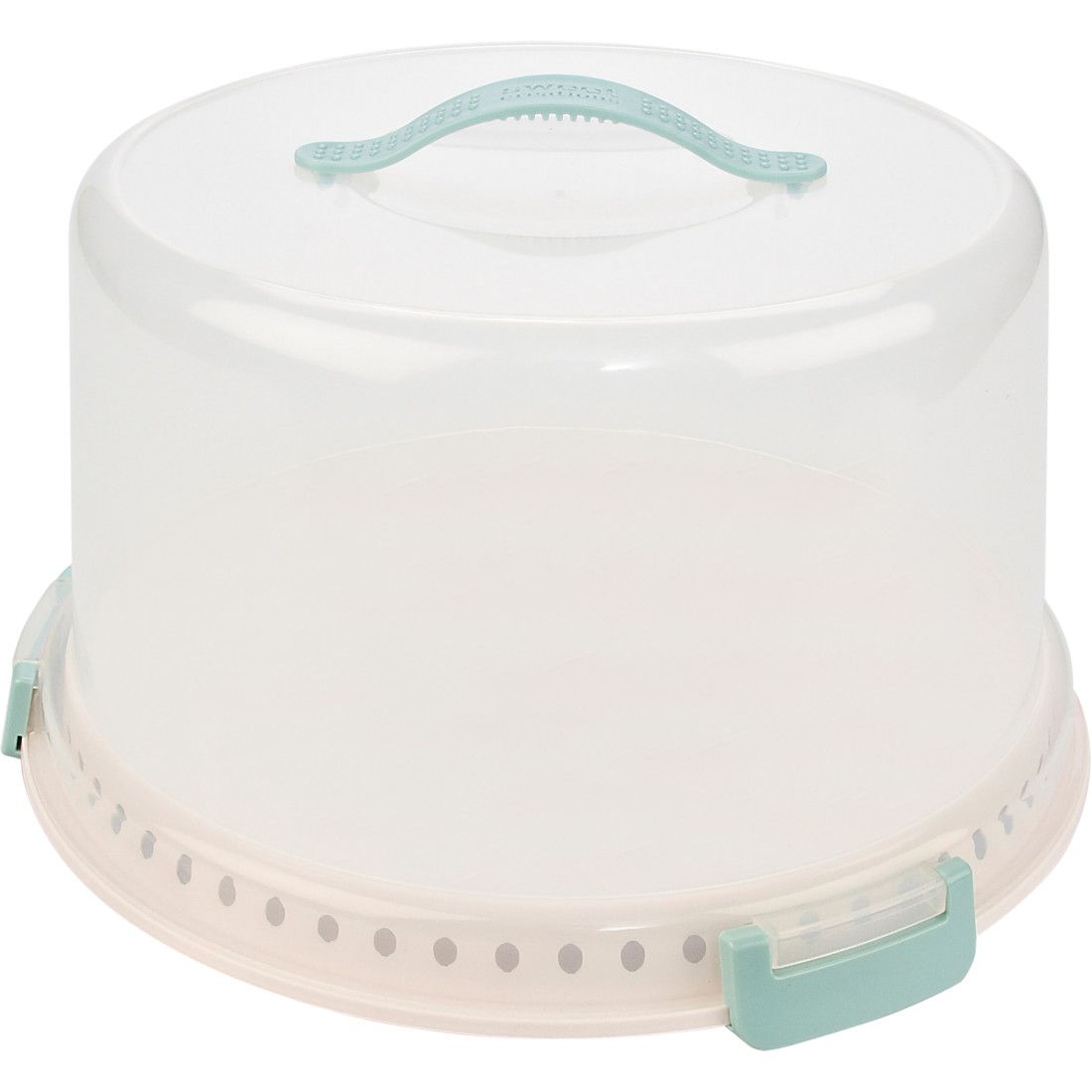 Cake Carrier Storage Container with Lid and Handle, Round Cupcake Keeper Cheesecake Holder for Transport Cakes, Pies, Desserts, Size: Fits 9” Diameter