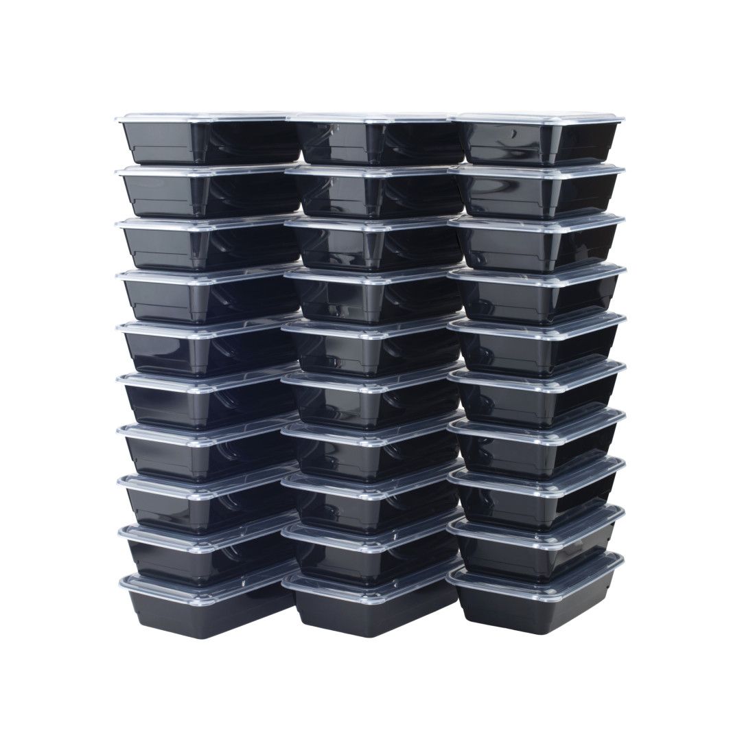 GoodCook® Meal Prep Food Storage Containers - Clear/Black, 10 ct - Harris  Teeter