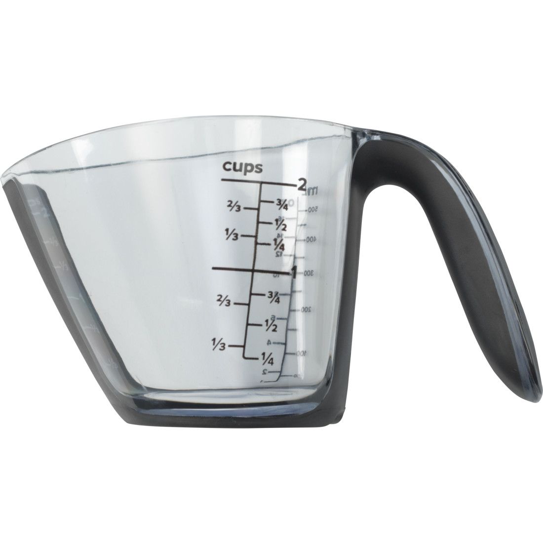 GoodCook 2-Cup (500 ml.) Plastic Liquid Measuring Cup, Clear