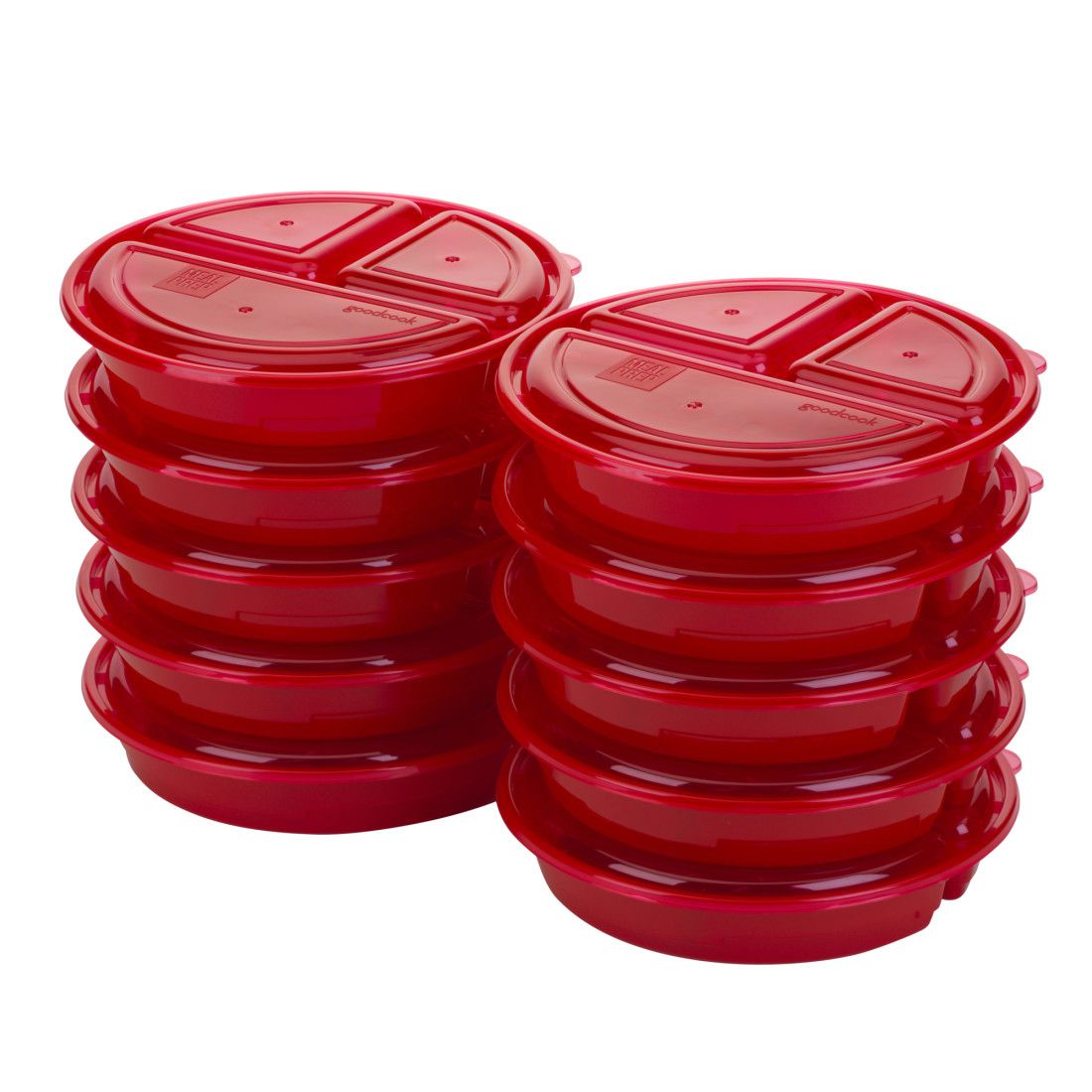 GoodCook® Meal Prep Food Storage Containers - Red, 10 ct - Harris