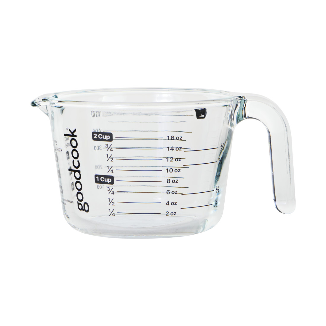 GoodCook Everyday Glass Liquid Measuring Cup, 2 Cup - GoodCook