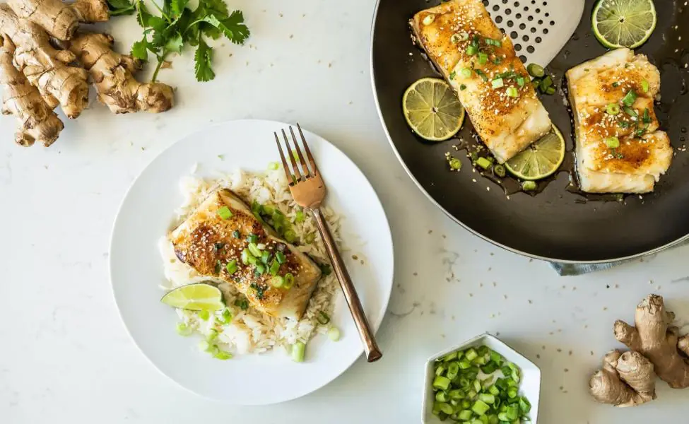 Ginger Soy Glazed Chilean Sea Bass Goodcook